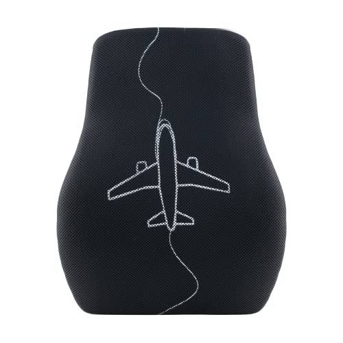 Image of Green Soul Echo Orthopedic Back /Lumbar Support Pillow| Backrest Cushion for Back Pain Relief & Posture Correction|Ideal Pure Memory Foam Back Pillow for Office Chair /Car Seat /Home Chair (Mesh Black)