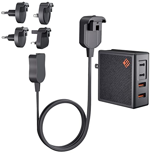 ๐๐ฅ๐ข๐ฆ๐ GAN USB C Charger: 100W,96W,87W,85W,67W AC Adapter, 4 Port Fast Compact PD Wall Block