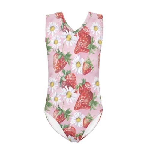 Image of Girls' Swimwear for 3-14 Cartoon Bathing Suit Girl Swimsuit Gym Leotard