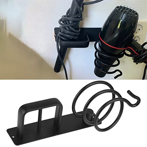 Support sèche-cheveux mural et lisseur pour optimiser le rangement de douche