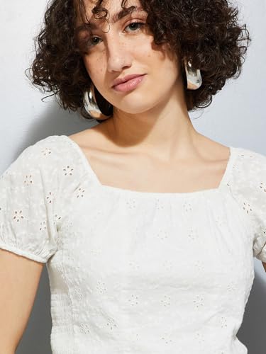 Image of Max Women's Cotton Regular Fit Cropped Top