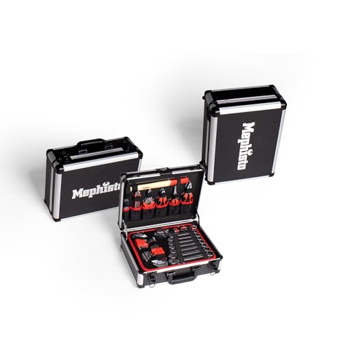 Mephisto Werkzeugkoffer - Werkzeugkoffer - Premium XL Werkzeugset mit Chrom- Vanadium Werkzeug...