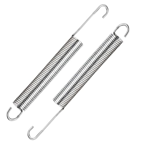 kzfuli 7 Inch Recliner Springs Replacement Sofa Chair Mechanism Tension Furniture Parts -Recliner Springs Long Neck Hook Style2 Pcs