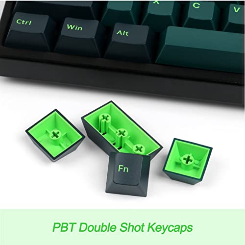 Fogruaden Pbt Keycaps, 166 Keycap Set, Cherry Profile, Double Shot Keycaps, Custom Keycaps For Cherry Gateron Mx Switches Mechanical Keyboard Keycaps Us Layouts #TOP2