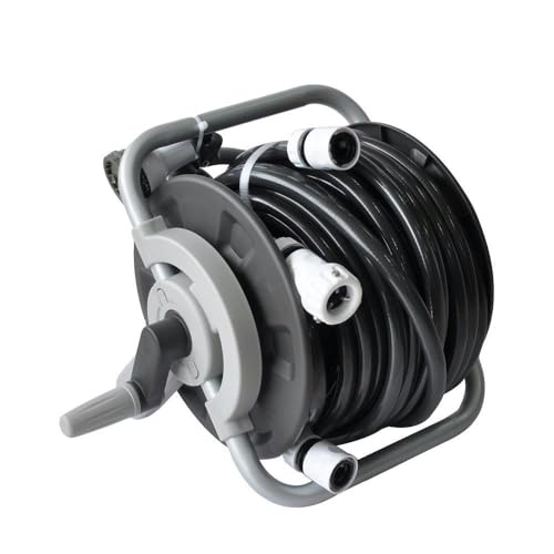 カインズ(CAINZ) ホース付きリール 長さ20m 適合ホース 外径15.3mm 内径12mm 適合蛇口丸型16mm ノズルパターン6種類