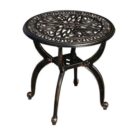Cast Aluminum Outdoor Side Table