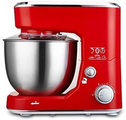 MOSHUO Handmixer Elektrischer automatischer Kleiner Schneebesen, Teigmixer, Chef-Maschinen-Standmixer Edelstahl 5L…