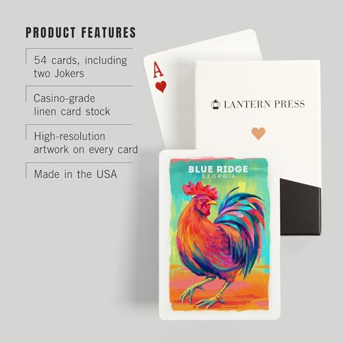 Baraja de cartas Póker Blue Ridge 52 piezas miniatura 3