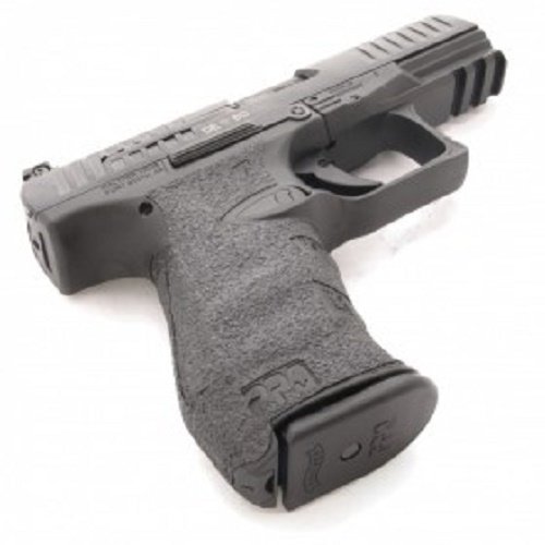 TALON GRIPS for Walther Arms PPQ for M1 and M2 (9mm .40) Black Rubber - 602R W Free Sticker - Johnson Enterprises, LLC
