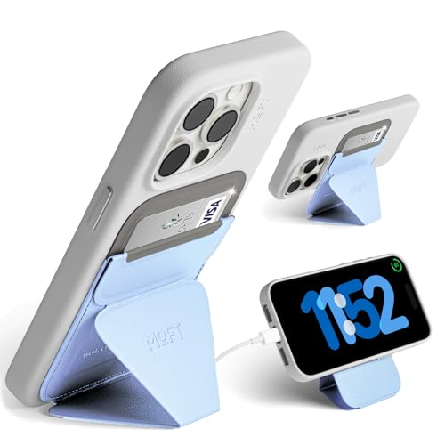 MOFT スマホスタンド 【MOVAS? 耐久&磁力強化版】 Snap-On iPhone 16 iPhone 15 iPhone14 iPhone13 iPhone12 MagSafe対応 傷や汚れに強い マグネット カードケース 最大2枚収納 iPho