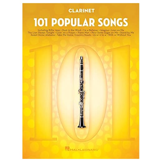101 Popular Songs for Clarinet