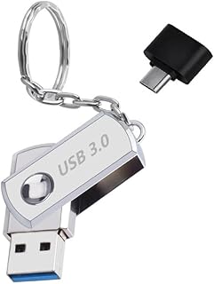 2TB Type C Flash Drive 3.0 USB Flash Drive USB Memory Stick with Keychain Dual USB Thumb Drive Photo Stick Jump Drive for Smartphones, Computers, Tablets, PC Data Storage (2TB)