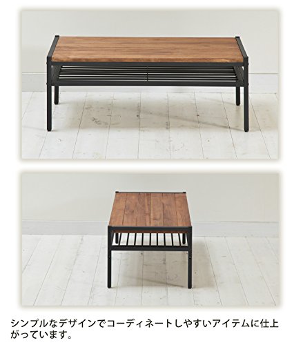 アイアンウッド センターテーブル 90cmタイプ 幅90cm奥行46cm高さ35cm パイン材 オイル仕上げ