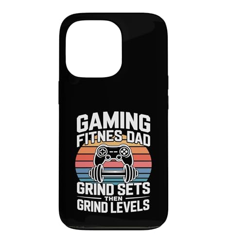 Gaming Fitness Dad Grind Set Then Level With My Dog �X�}�z�P�[�X iPhone 13 Pro �p