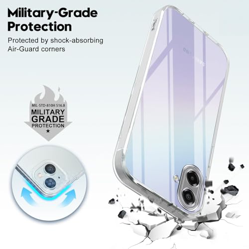 Image of Jkobi Silicone Back Cover Case for Samsung Galaxy A07 5G | F70e 5G (Clear Shockproof Case with Camera Protection | Soft and Flexible | Transparent)