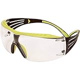 3M 3M-OO-SF401 SecureFit SF401XRAS-GRN - Gafas protectoras con protección antivaho, color verde, negro, universal