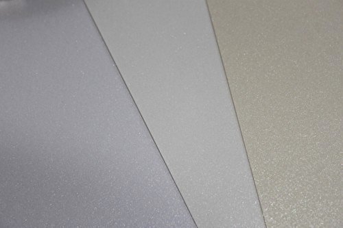 10 A4 Sheets of White Pearlescent Card 270gsm Excellent for Cards, Scrapbook,Wedding Stationery