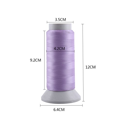 Hilo de coser luminoso para bordado, 1000 yardas miniatura 3