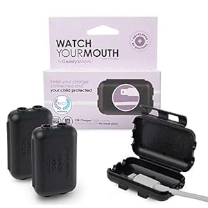 Geddy’s Mom – Watch Your Mouth – The Award Winning USB Charger Child Safety Cover – Made in The USA – Baby Proofing…