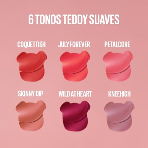Maybelline New York, Super Stay Teddy Tint, Textura Suave e Intensidad de Color Modulable, 4 Formas de Aplique, Ligero en los Labios, Hasta 12h de duración, No Transfiere, Tono: Kneehigh 55 - imagen 5