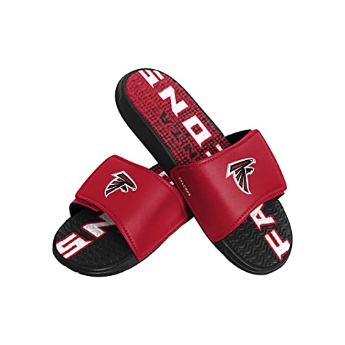 Image of FOCO New Orleans Saints NFL Mens Gradient Wordmark Gel Slide