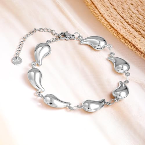 Image of Rubans Stainless Steel Bracelet Stylish Trendy Jewellery Gift for Women & Girls