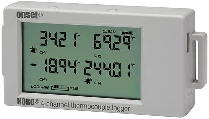 HOBO UX120-014M 4-Channel Thermocouple Data Logger