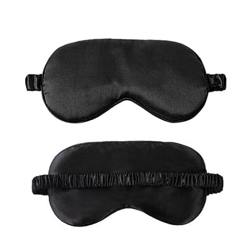 Black Eye Mask for Sleeping,Soft and Comfortable Fabric, Eye Shade Cover for Night,Travel Nap