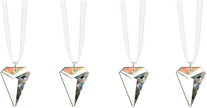Swarovski Clear Small Arrowhead Prism Austrian Crystal Ornaments, 4 Pcs