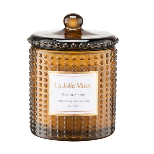 75 Stunden lange Brenndauer, LA JOLIE MUSE Sahara Ambre Kerze, Duftkerze...