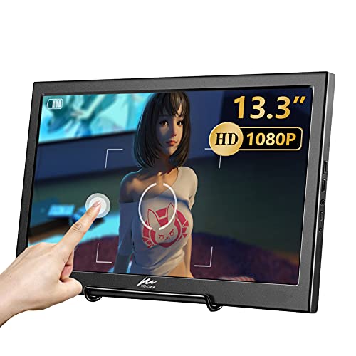 訳あり商品 13.3インチ 1080P 車載モニター 軽量 HDMI 薄型 13.3インチ 1080P リアモニター 車載モニター 後部座席 軽量