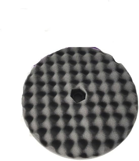8-Inch Double-Sided Wavy Waxing Sponge Ball Black Fine Polished Car Finish Maintenance Cast Disc 203MM Sponge Disc(3M 8 inches)