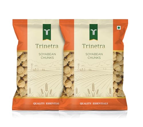 Image of Trinetra Soya Chunks | High Protein & Nutrient Rich | 500 g (2 x 250g)