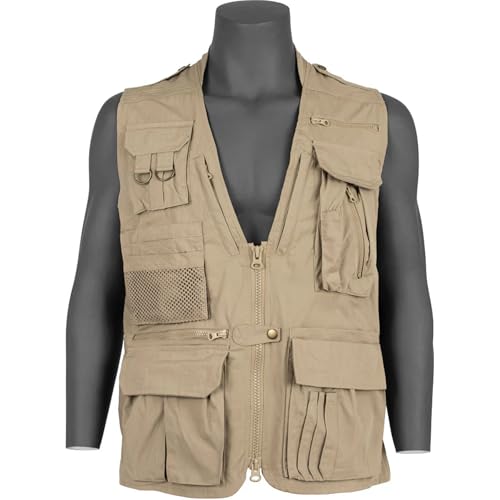 Fox Outdoor 65-515M Advanced Concealed Carry Travel Vest Khaki - M