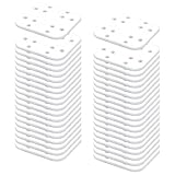 Gosknor 40 Stück Mineralabsorptionspads, Leicht Austauschbare Faser-Luftbefeuchter-Ersatzfilter Kompatibel mit LV600S LV600HH OasisMist450S (Weiß)