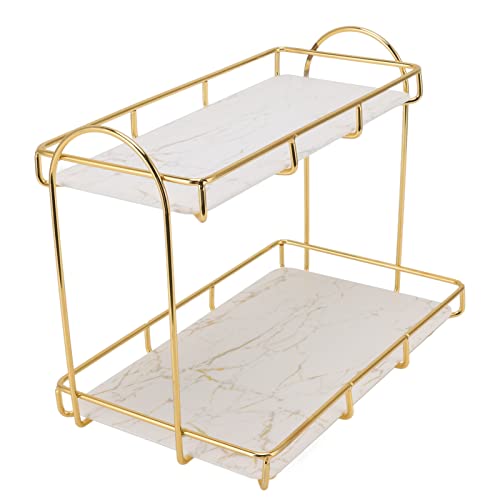 Comparativas de Estantería resina para comprar online. 34 Hilitand Estante de Almacenamiento para Baño Estructura de Piso con Organizador Cosméticos Estante de Mostrador de Perfume 2 Niveles para Baño Bandeja de Baño de Resina Blanca...