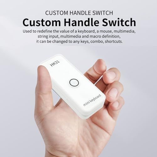 Clavier de programmation USB Docooler HK31UW blanc à touches commutables