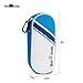 MedBuddy Portable Travel Case - Holds 2 EpiPens or Auvi-Q, Inhaler, Allergy/Asthma - Expandable and Compact for Emergency Access (Blue Stripe)