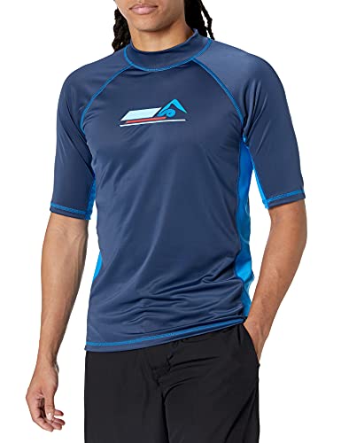 Image of Kanu Surf Men's Fiji UPF 50+ Short Sleeve Sun Protective Rashguard Swim Shirt