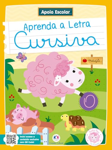 Apoio Escolar - Aprenda a letra cursiva: Ovelha Rosa na Escola
