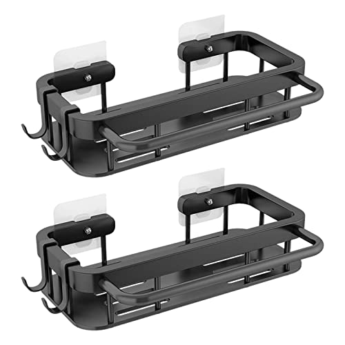 Küchenspülen-Organizer-Ablagekorb mit Abtropfgestell für Geschirr, Seife, Spülbürste und Geschirrtuch (2X Utensilienhalter) (mit Stange)