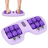 Yooyan Fußmassage-Roller, Fussmassageroller Manuelles Doppel-Fußmassagegerät, Ergonomisches Design mit Muskelentlastung, für Frauen Männer Entspannung Erholung Fitnessstudio Reise Outdoor Zuhause