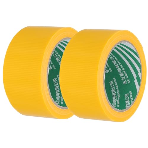 PATIKIL Pickleball Court Tape 2 in x 66ft, 2Pcs Pickleball Court Marking Kit for Indoor/Outdoor Tennis Volleyball Badminton Court, Yellow