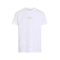 Calvin Klein Jeans Uomo T-Shirt Maniche Corte Monologo Scollo Rotondo
