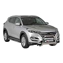 OMAC Schwellerrohre für Hyundai Tucson 2015-2018 Edelstahl Silber