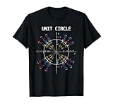 Unit Circle Trigonometry Pi for Nerdy Geek Teacher Students T-Shirt