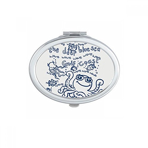 Miroir compact de maquillage pour retouches rapides sans encombrement