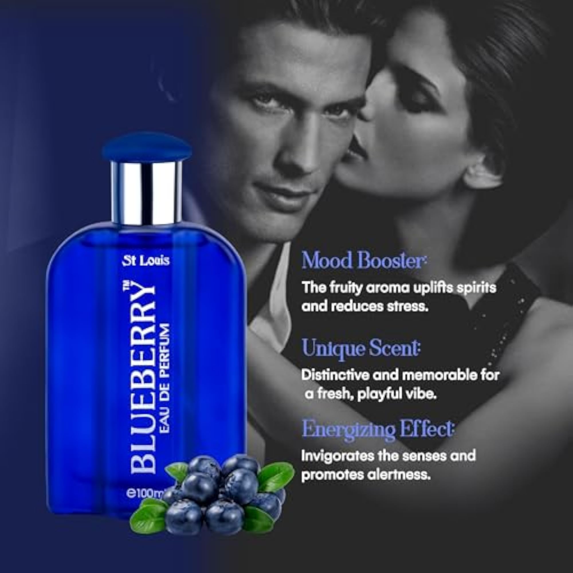 St Louis Blueberry Long Lasting Fragrance, 100ml