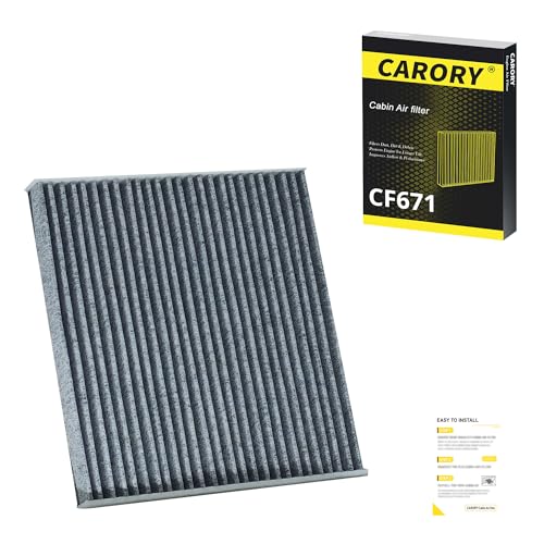 Cabin Air Filter w/Activated Carbon for RAM 1500 (2016–2025), 2500, 3500, Jeep Wagoneer...