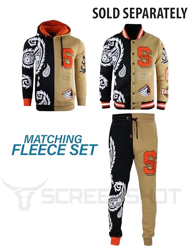 SCREENSHOT VARSITY JACKET 3202 Mens Streetwear Urban Padding Quilted Linning Heavy Fashion Jacket4